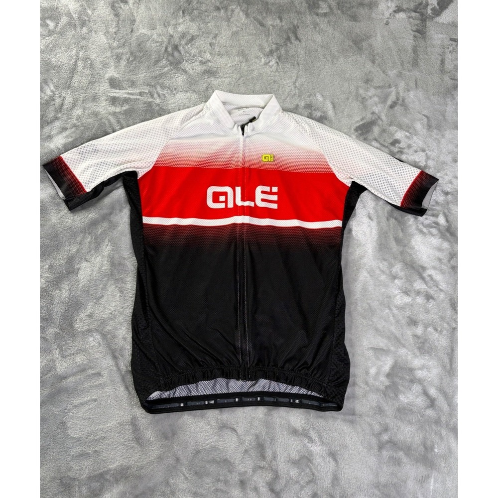 Alé ALE Cycling Jersey Mens XL Colorblock Geometric Full Zip